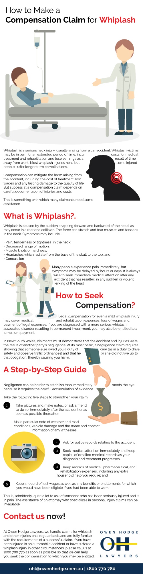 how to claim for whiplash after car accident