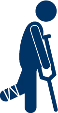 Claiming for personal injury if you've injured your leg