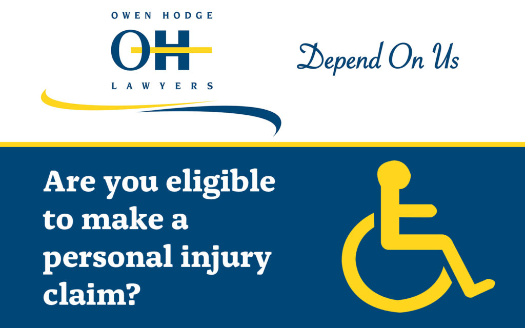 Claiming for personal injury: are you eligible?