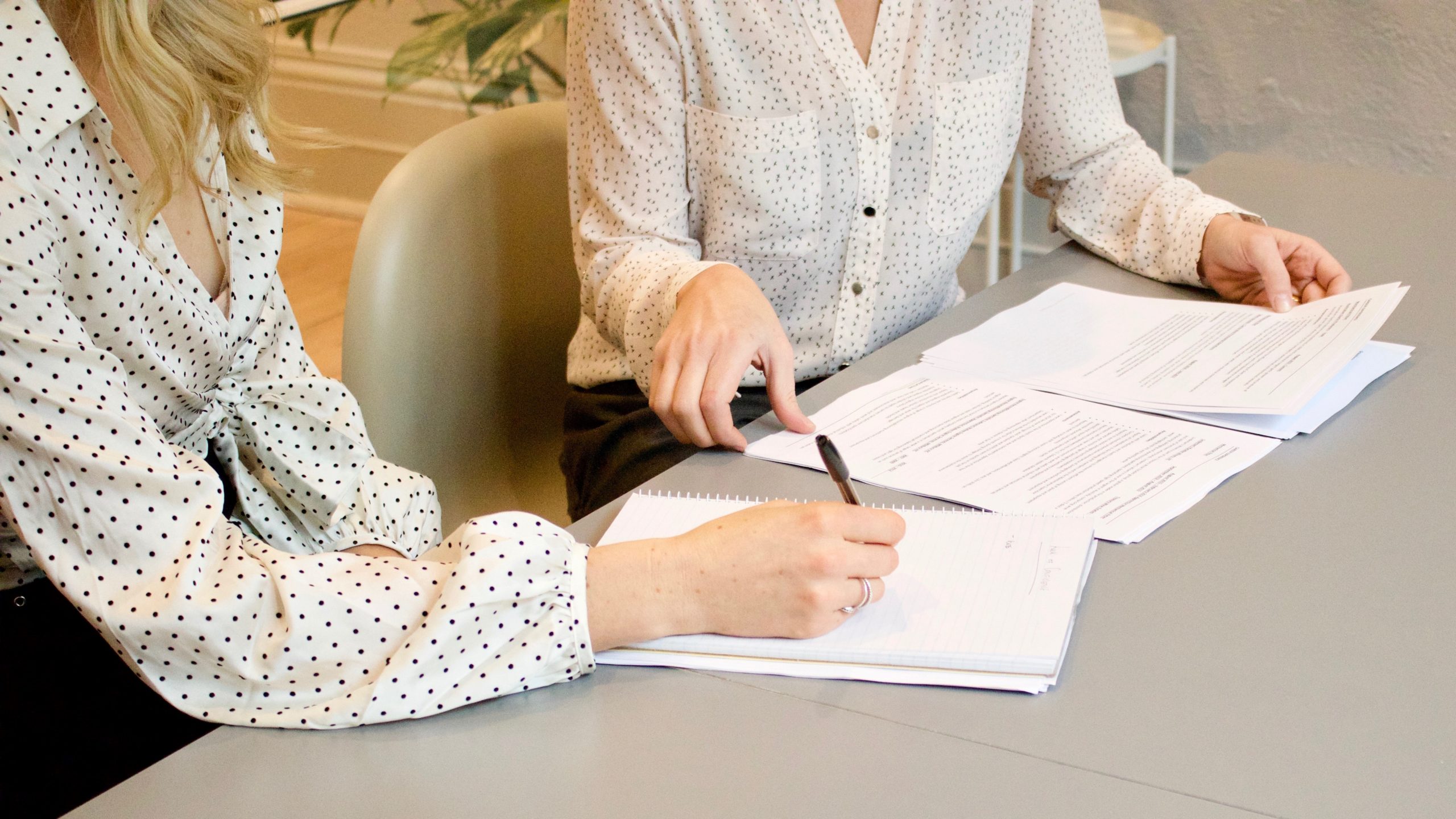 two women organising a superannuation proceeds trust